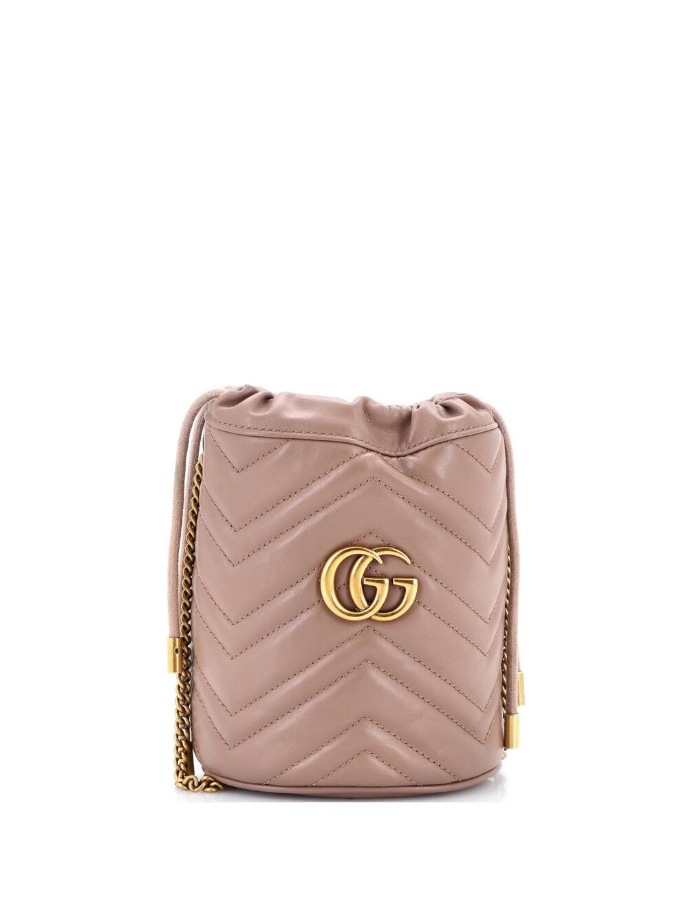 Gucci Gg Marmont Bucket Bag Matelasse #258122G11B